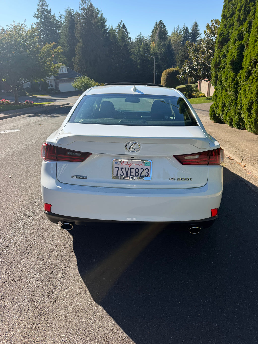 2016 Lexus is200t F sport